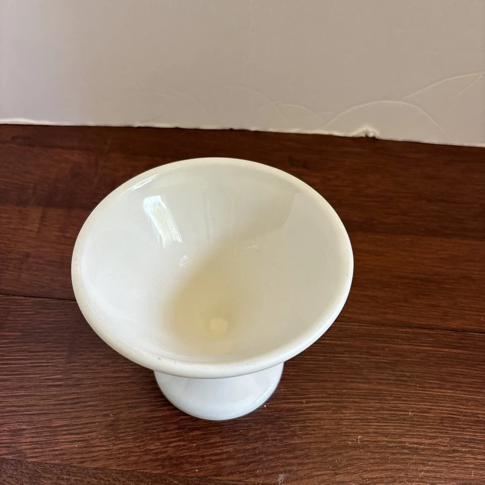 Vintage‎ Milk Glass Candy Dish Westmoreland English Hobnail Pattern